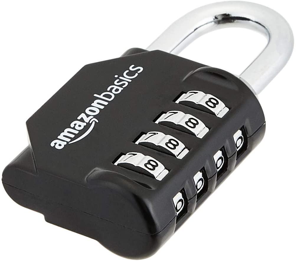 Black 4-digit Combination Padlock (2)
