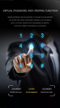 Finger vein biometric smart door