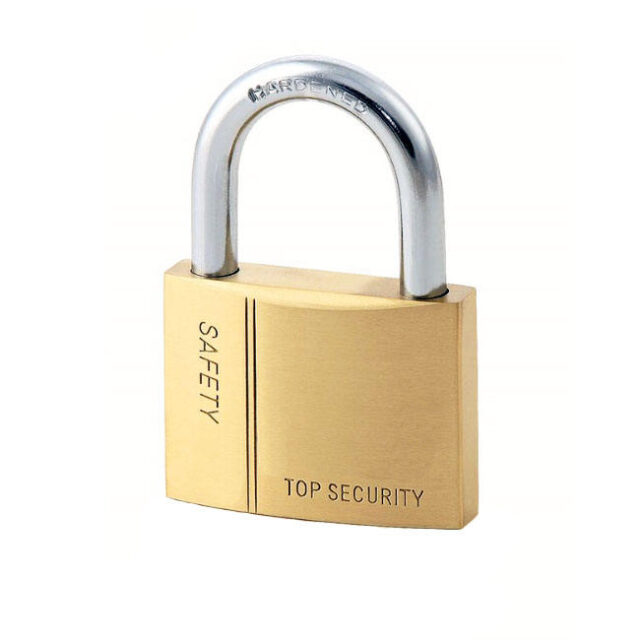 Solid brass copper padlock