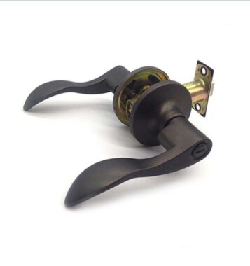 square tubular wooden door lock