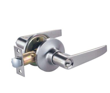 square tubular wooden door lock