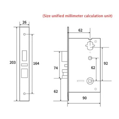 Smart RFID hotel door lock
