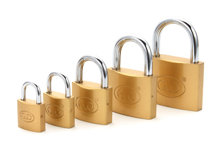 waterproof steel shackle padlock