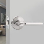 wooden bedroom bathroom door lock