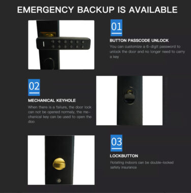 Bedroom Smart Door Lock Set