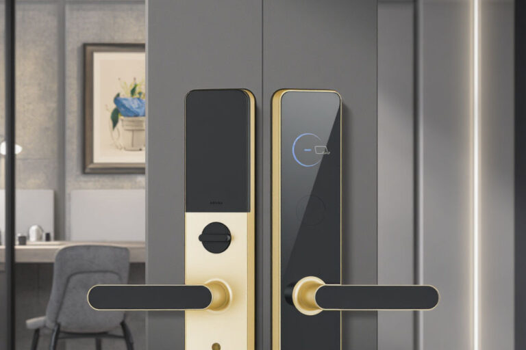 High Security Electric Smart Lock for Glass Doors with Tuya (6) Smart Lock App Control