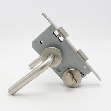 Close-up of Brass Lock Cylinder