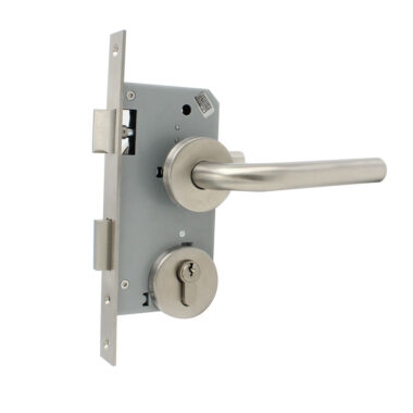 Close-up of Brass Lock Cylinder