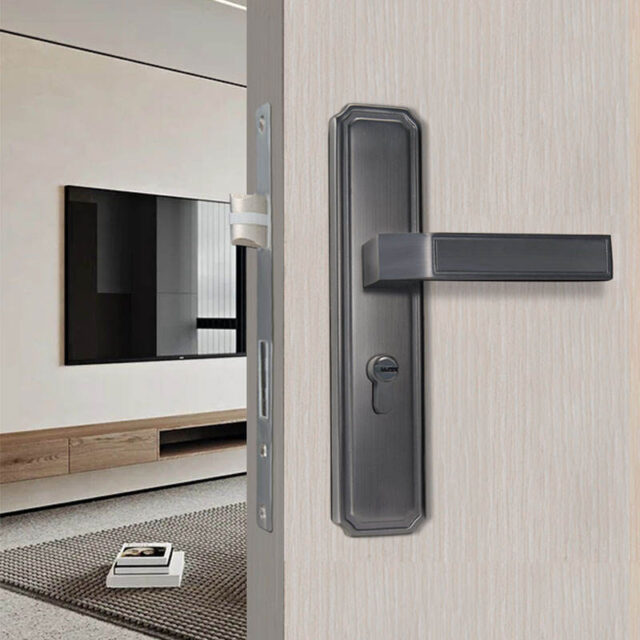 Aluminium Door Handle Indoor Lock