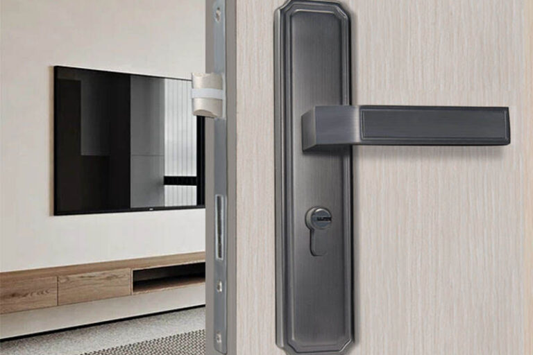 Wholesale Hot Selling Aluminium Door Handle Indoor Lock Set (4) Aluminium Door Handle Indoor Lock